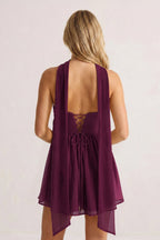 Sweetheart Ruched A-Line Chiffon Homecoming Dress - Curvevia