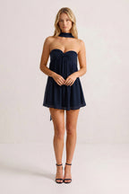 Sweetheart Ruched A-Line Chiffon Homecoming Dress - Curvevia