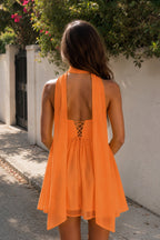 Sweetheart Ruched A-Line Chiffon Homecoming Dress - Curvevia
