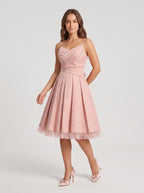Petal Satin A-Line Sweetheart Lace-up Short Dress with Floral Print - Curvevia