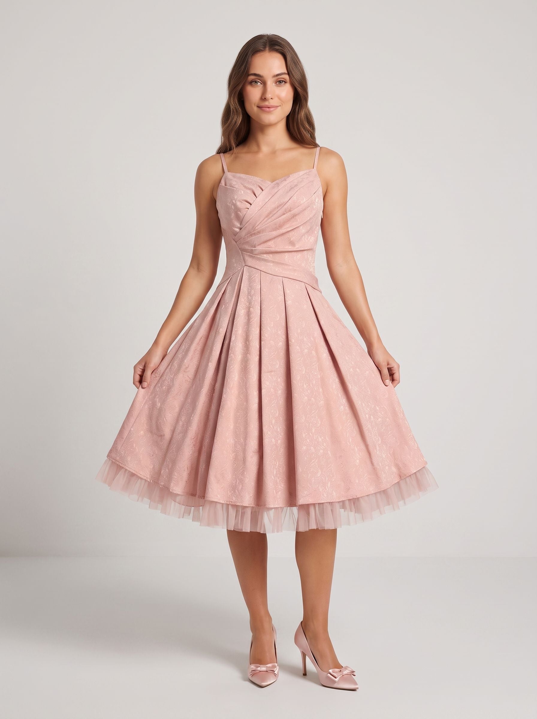Petal Satin A-Line Sweetheart Lace-up Short Dress with Floral Print - Curvevia