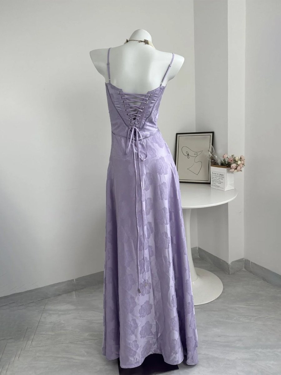 Sage Mermaid Satin Spaghetti Straps Long Evening Dress - Curvevia