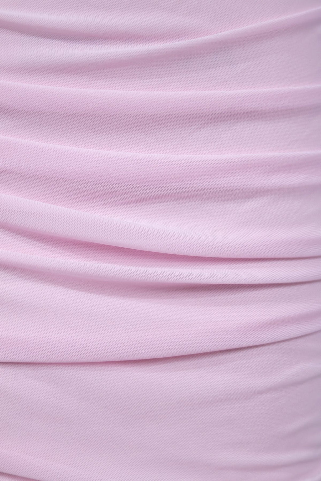 Pink Halter Tulle Sheath Ruched Homecoming Dress With Lace-Up Back - Curvevia