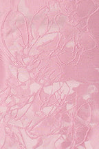 Pink Off The Shoulder Jacquard A Line Wedding Guest Dress With Appliques - Curvevia