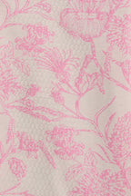 Pink Jacquard Sheath Strapless Short Homecoming Dress with Belt - Curvevia