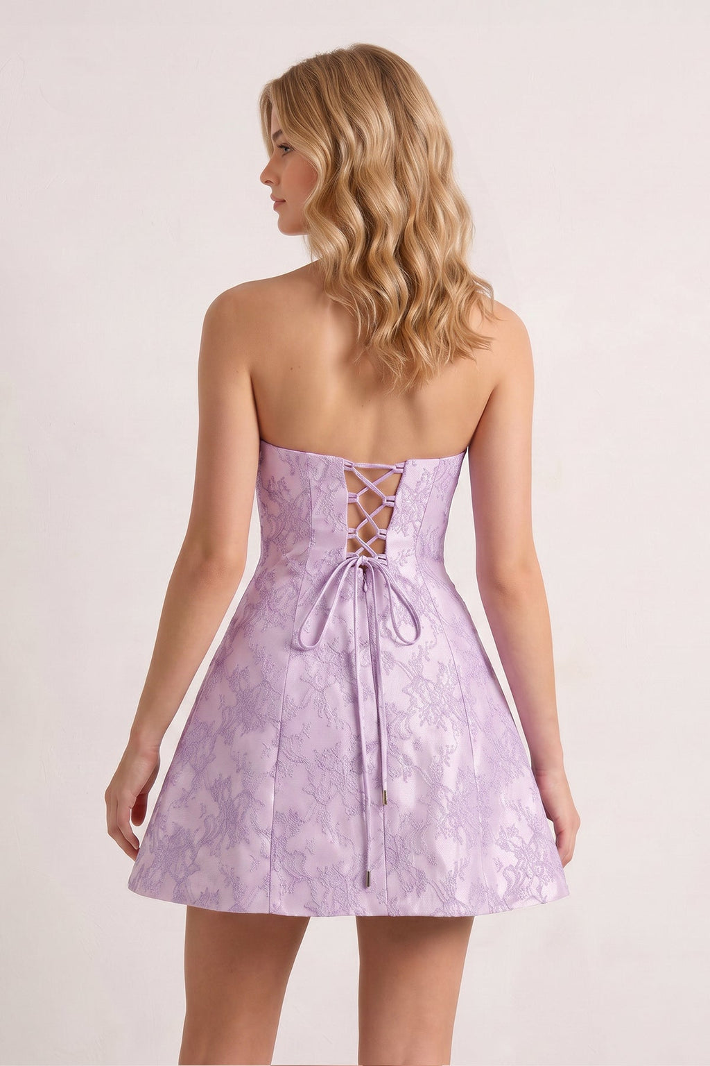 Sage A Line Scoop Neck Short Wedding Guest Dress With Lace Appliques - Curvevia