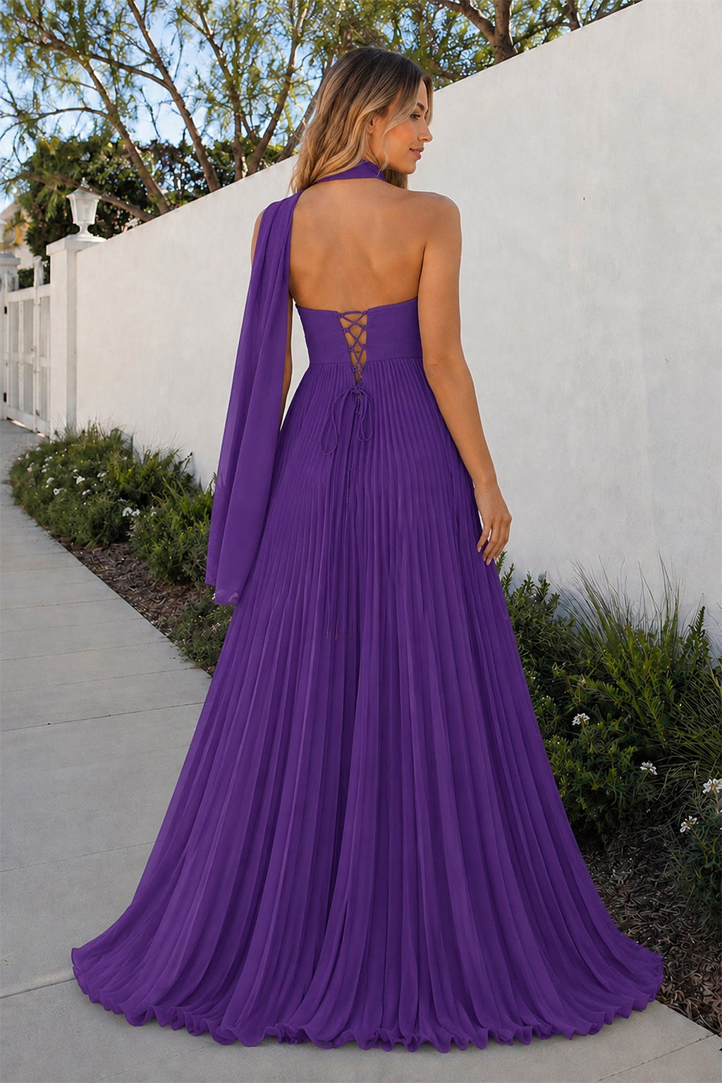 A Line Light Pink Sweetheart Chiffon Long Prom Dress - Curvevia
