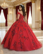 Royal Blue Off the Shoulder Puffy Quinceanera Dresses - Curvevia