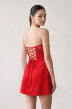 Aqua Strapless Appliqued Satin Sheath Homecoming Dress - Curvevia