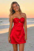 Aqua Sweetheart A Line Short Homecoming Dresses With Keyhole - Curvevia