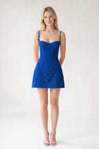 Pink A-Line Appliqued Spaghetti Straps Short Homecoming Dress - Curvevia
