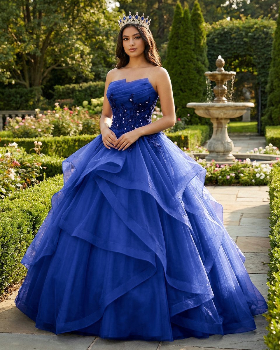 Royal Blue Lace Prom Dresses Royal Blue Lace Formal Graduation Dresses - Curvevia