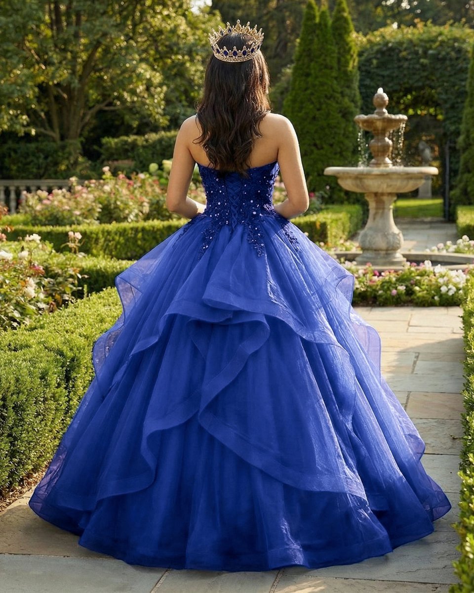 Royal Blue Lace Prom Dresses Royal Blue Lace Formal Graduation Dresses - Curvevia