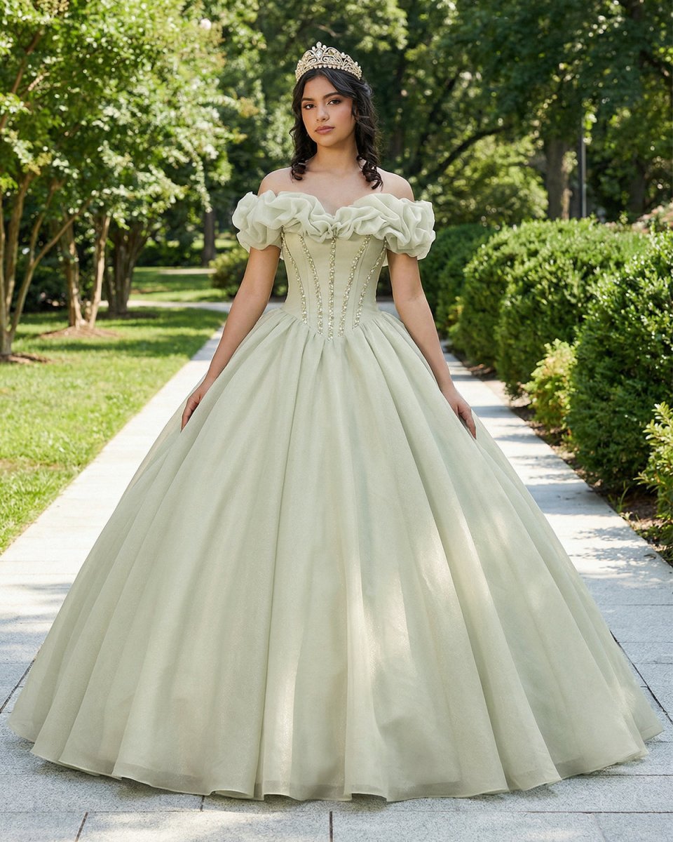 Lavender A-Line Off Shoulder Long Prom Dresses Purple Dress - Curvevia