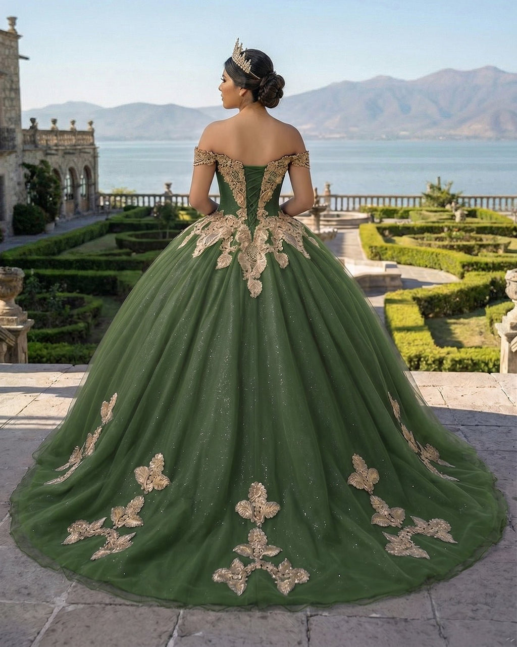 Royal Blue Off the Shoulder Quinceanera Dresses with Appliques - Curvevia