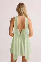 Sweetheart Ruched A-Line Chiffon Homecoming Dress - Curvevia