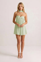 Sweetheart Ruched A-Line Chiffon Homecoming Dress - Curvevia