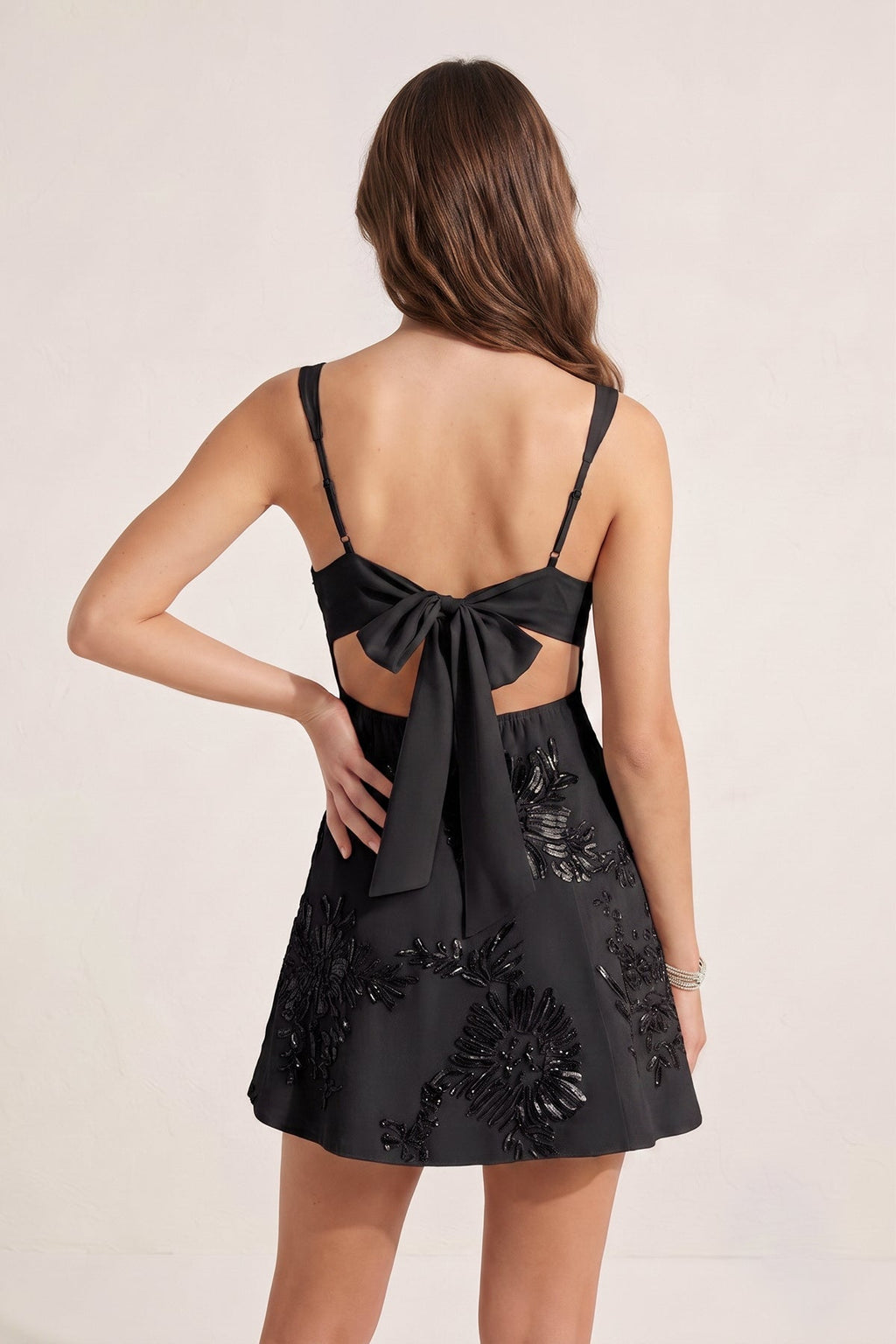 Sky Blue Square Neck Embroidered Flower Lace A-Line Homecoming Dress - Curvevia