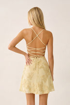 Spaghetti Straps A-Line Embroidered Tulle Homecoming Dress - Curvevia