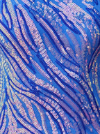 Sparkly Blue One Shoulder Sequins Mini Party Dresses with Fringes - Curvevia