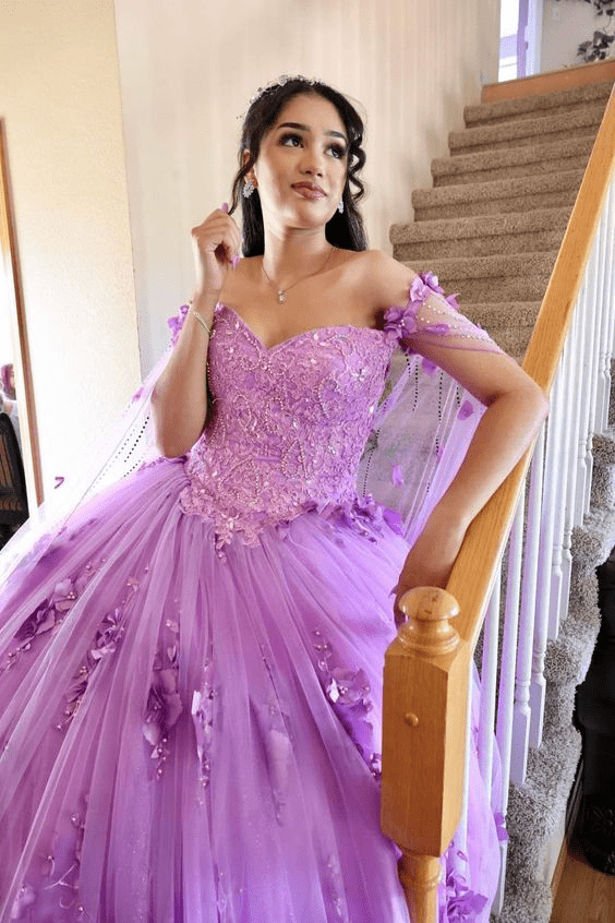 Stunning Tulle Quinceanera Dresses Ball Gown Dress - Curvevia