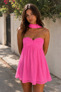 Sweetheart Ruched A-Line Chiffon Homecoming Dress - Curvevia
