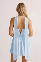 Sweetheart Ruched A-Line Chiffon Homecoming Dress - Curvevia