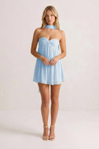 Sweetheart Ruched A-Line Chiffon Homecoming Dress - Curvevia