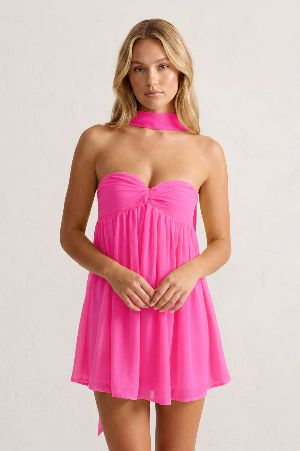 Sweetheart Ruched A-Line Chiffon Homecoming Dress - Curvevia