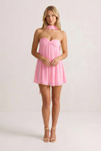 Sweetheart Ruched A-Line Chiffon Homecoming Dress - Curvevia
