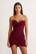 Sweetheart Sheath Pleated Chiffon Homecoming Dress - Curvevia