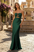 Sweetheart Aqua Blue Sheath Long Prom Dresses - Curvevia