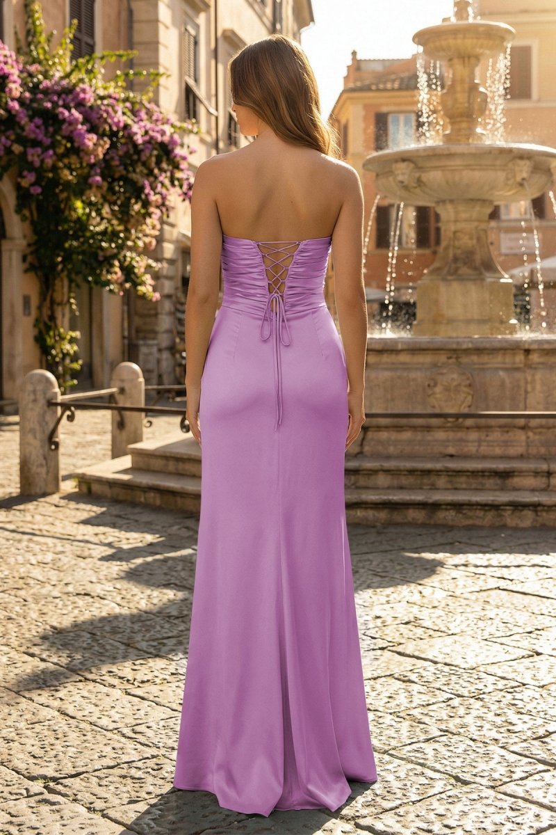 Sweetheart Aqua Blue Sheath Long Prom Dresses - Curvevia