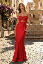 Sweetheart Aqua Blue Sheath Long Prom Dresses - Curvevia