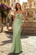 Sweetheart Aqua Blue Sheath Long Prom Dresses - Curvevia