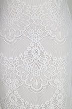 Bohemian Lace wedding Dresses Mermaid V-Neck Backless Bridal Gowns - Curvevia