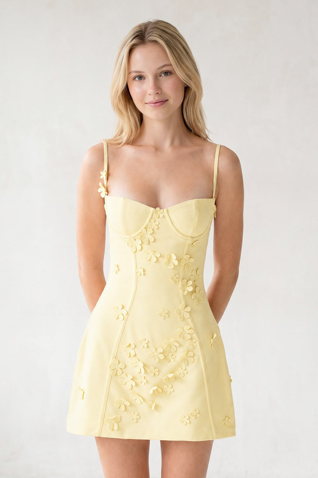 Pink A-Line Appliqued Spaghetti Straps Short Homecoming Dress - Curvevia