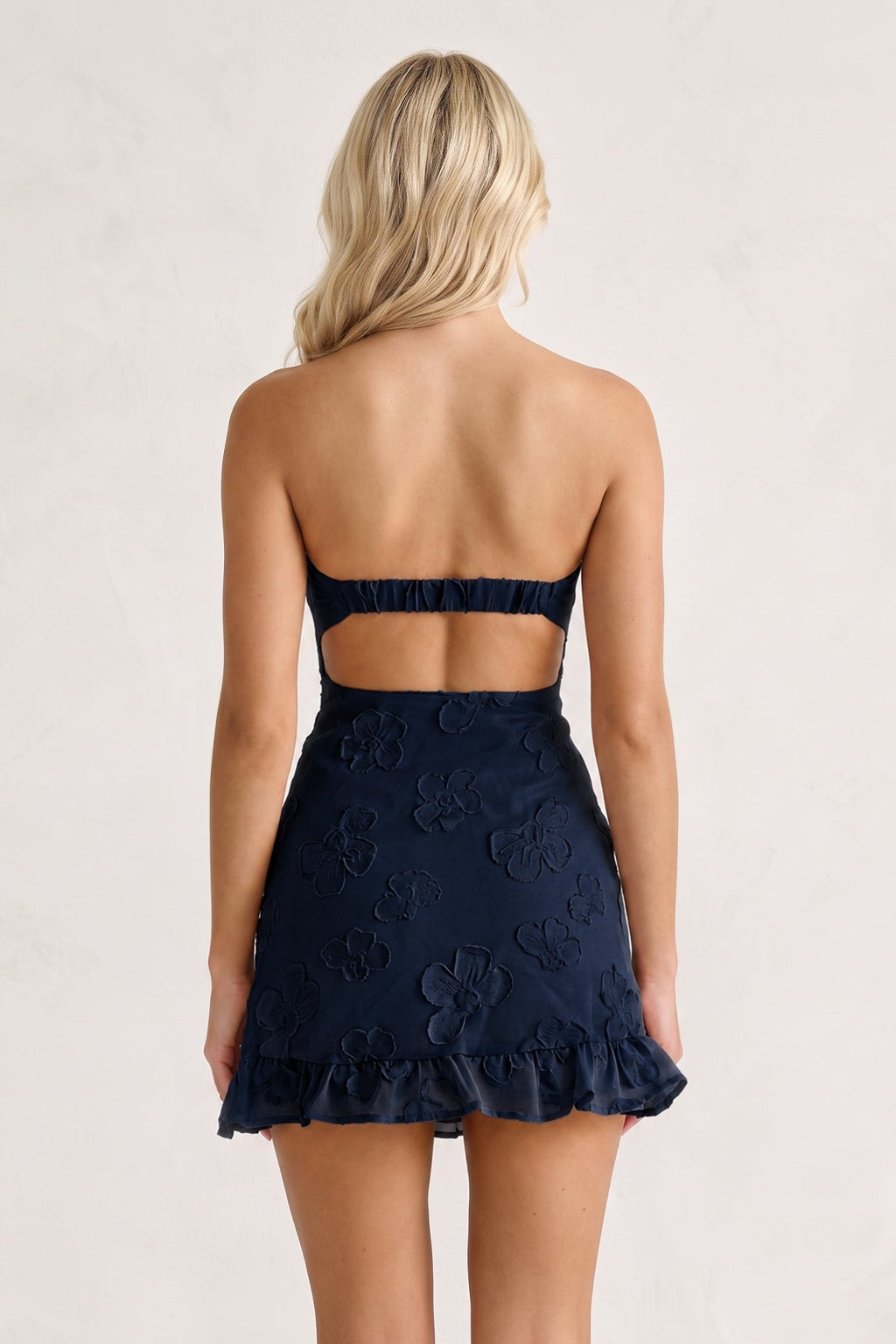 Yellow Sweetheart Embroidered Tulle Ruffled A-Line Homecoming Dress - Curvevia