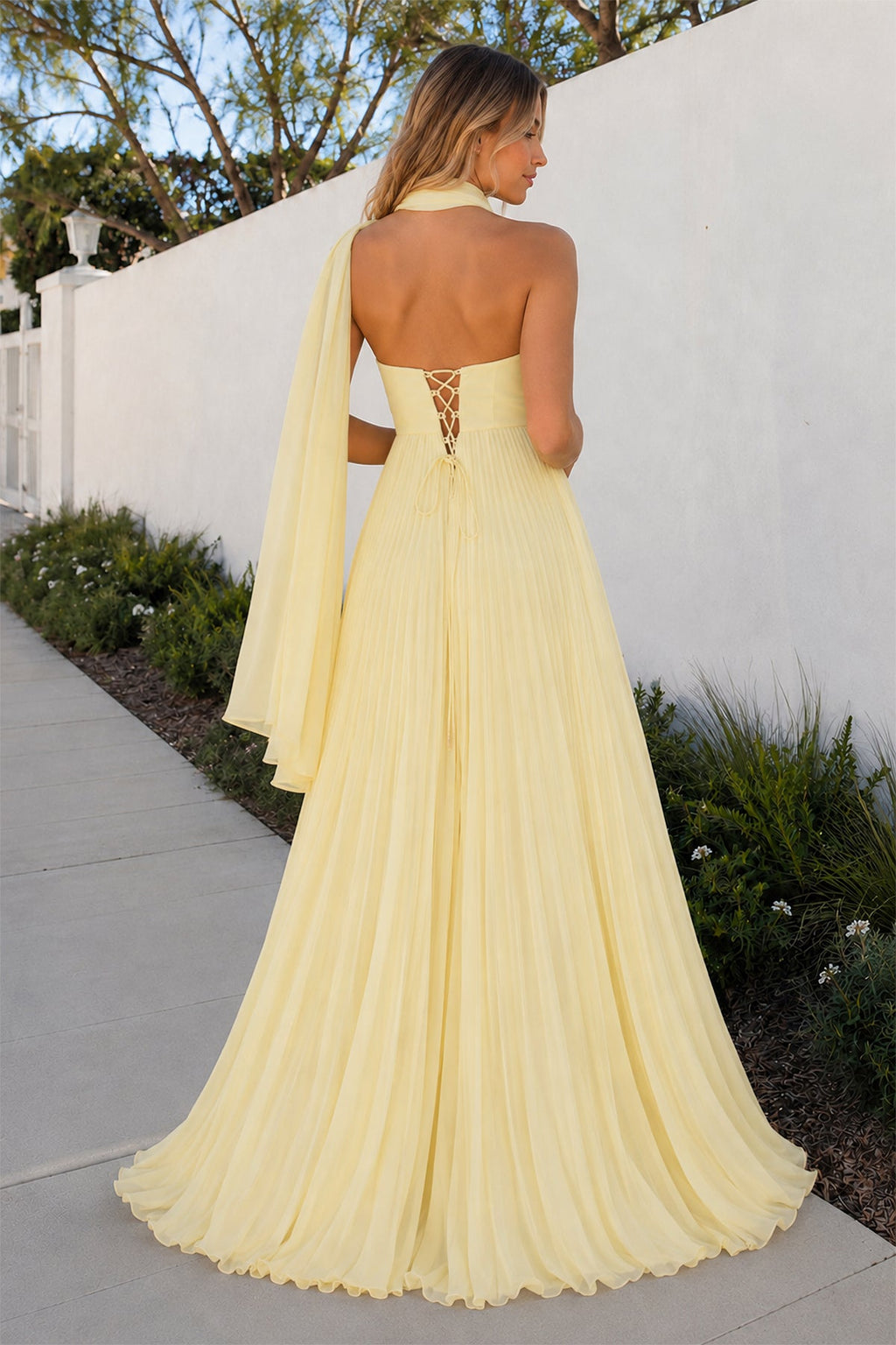 A Line Light Pink Sweetheart Chiffon Long Prom Dress - Curvevia