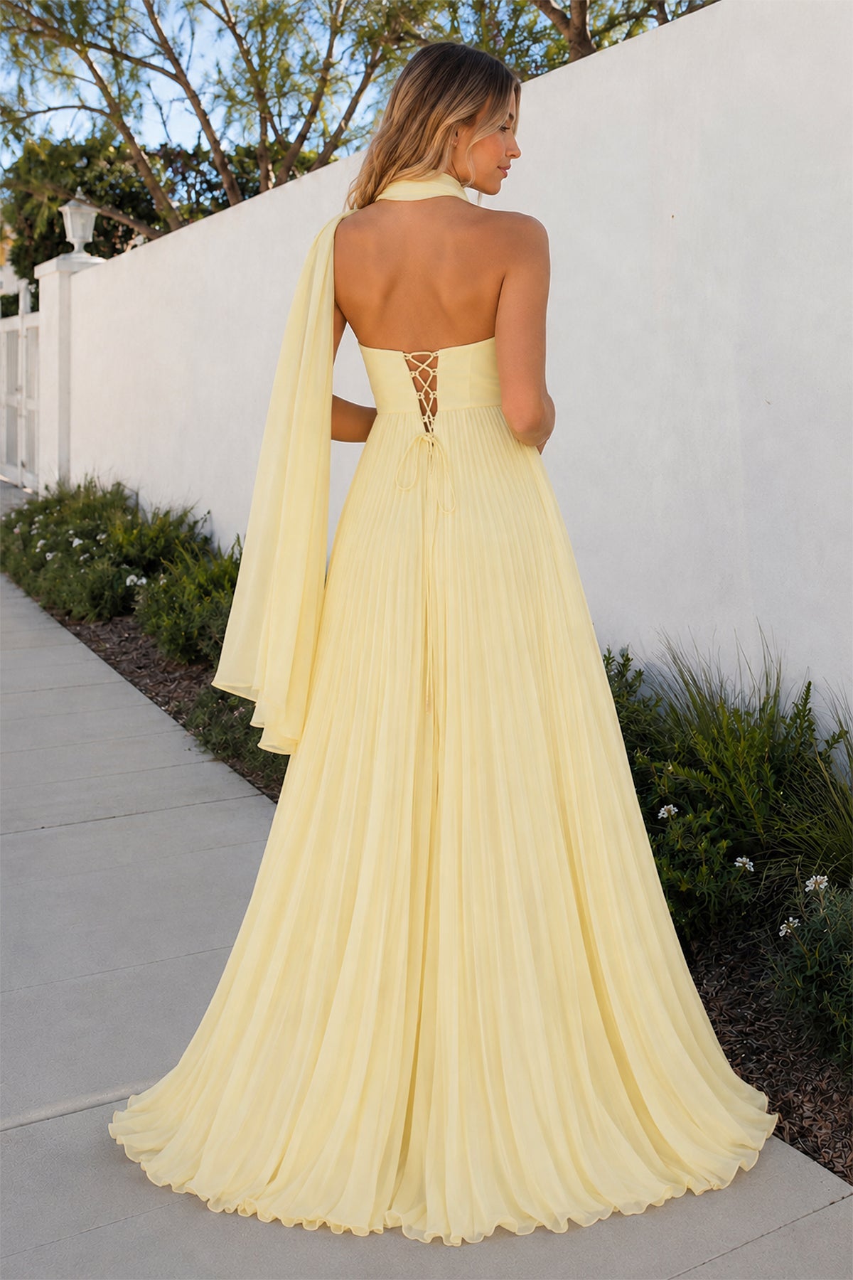 A Line Light Pink Sweetheart Chiffon Long Prom Dress - Curvevia
